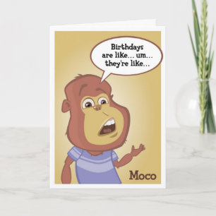 Moco Birthday Card