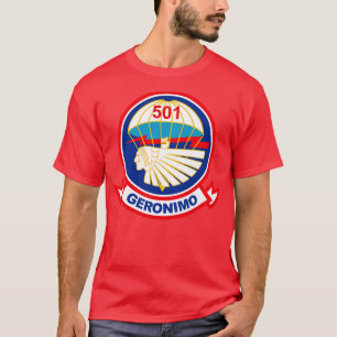 Mod1 Geronimo 501st Parachute Infantry T-Shirt