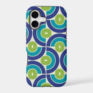 Mod 1970s Retro Style Geometric Design