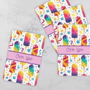 Mod Abstract Summer Frozen Treat Theme  Playing Cards
