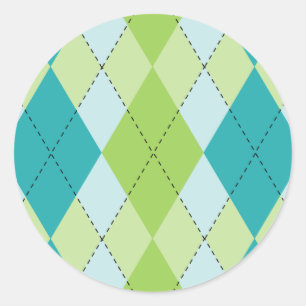 Mod Argyle Stickers