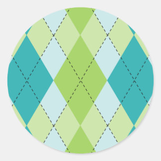 Mod Argyle Stickers
