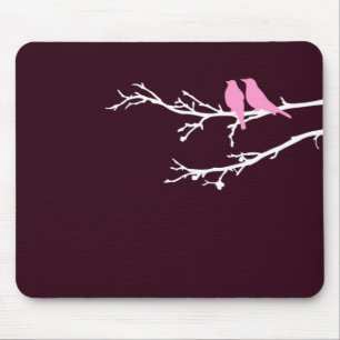 mod birds mouse pad