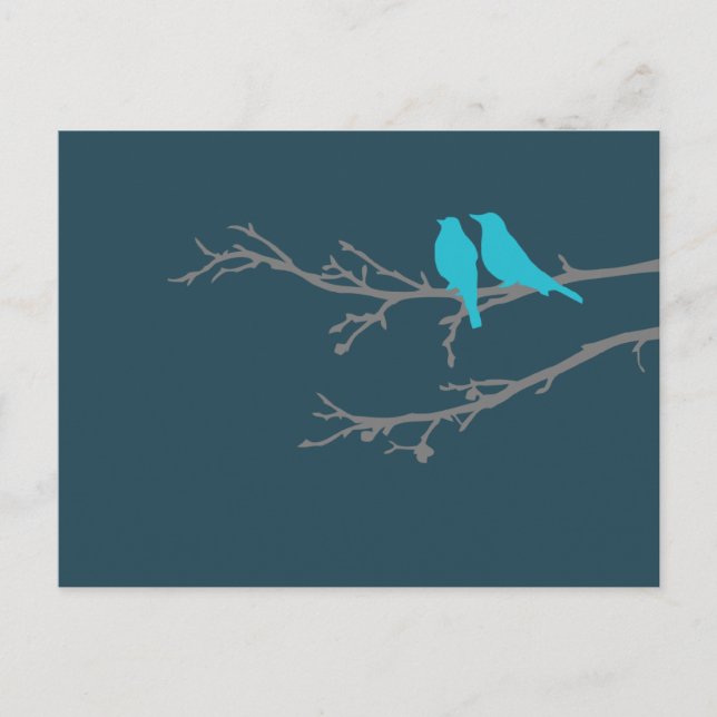 mod birds postcard (Front)