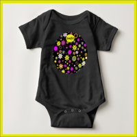 Mod Black Floral