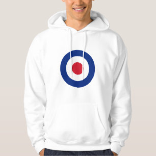 MOD Blue Red and White Hoodie   MOD Casual Gifts
