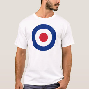 MOD Blue Red and White t shirt