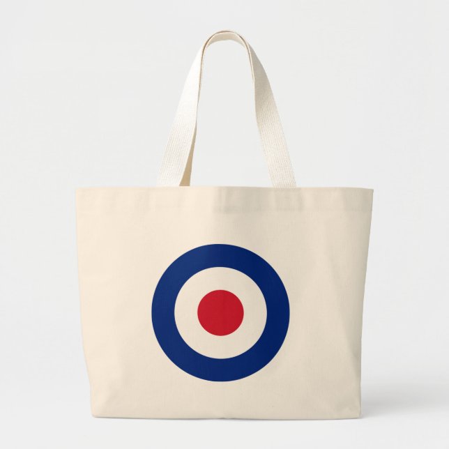 MOD Blue Red and White Tote Bag | Casual MOD Gifts (Front)