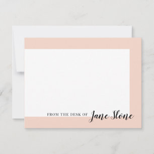 Mod Blush Border Card