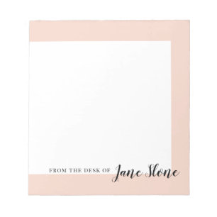 Mod Blush Border Notepad