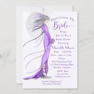 "Mod Bride" Bridal Shower Invitation