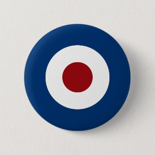 Mod Bullseye Archery Target 6 Cm Round Badge