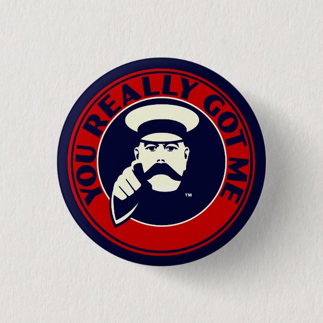 MOD button badge. The Kinks "You Really Got Me" (Front)