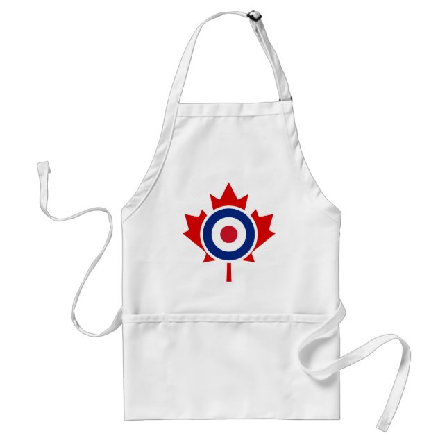 Mod Canada Curling Hockey Target Roundel Standard Apron (Front)