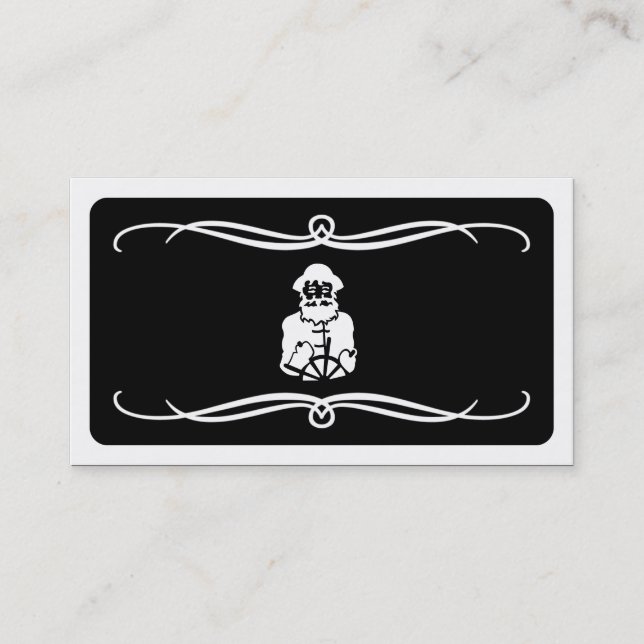 mod captain (colour customisable) business card (Front)