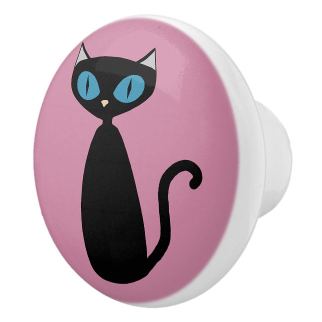Mod Cat Custom Colour - cabinet knob (Right)