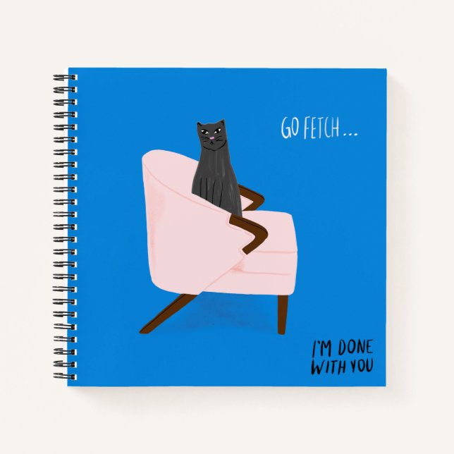 Mod Cats - Go Fetch Notebook (Front)