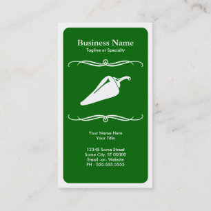 mod chilli pepper business card