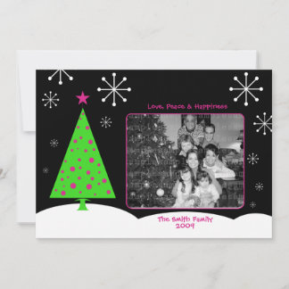 Mod Christmas Photo Card