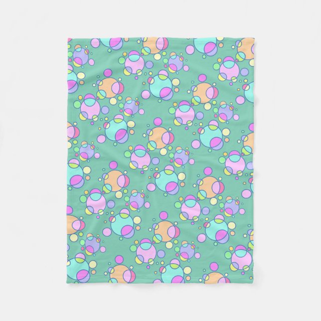 Mod Cosmic Fleece Blanket (Front)