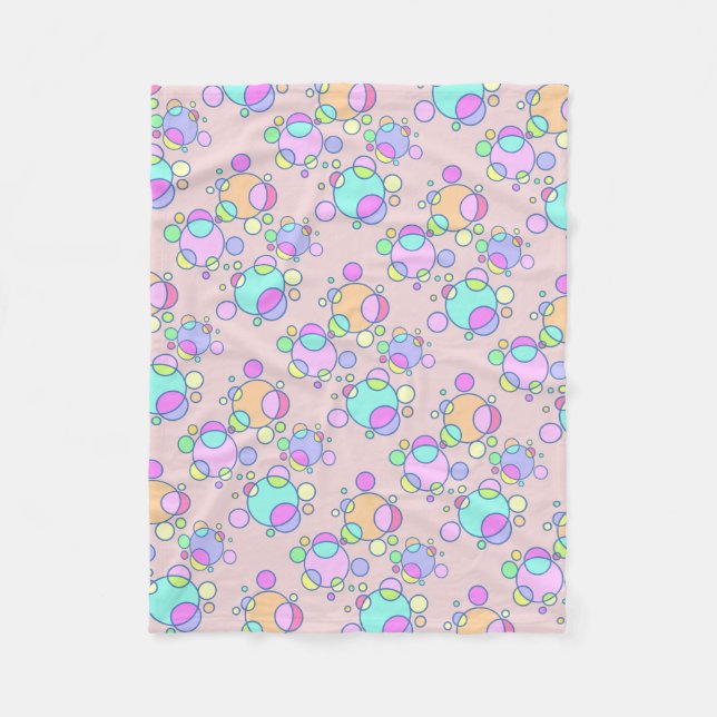 Mod Cosmic Fleece Blanket (Front)
