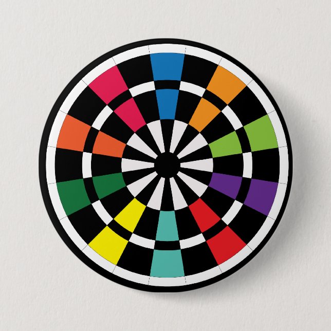 Mod Dartboard 7.5 Cm Round Badge (Front)