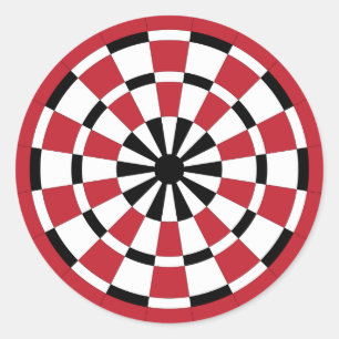 Mod Dartboard Classic Round Sticker