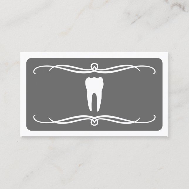 mod dentist (colour customisable) business card (Front)