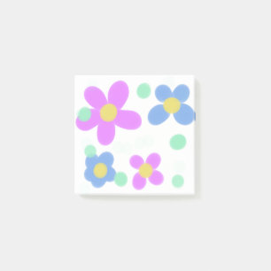 Mod Dots Floral Print Post-it Notes