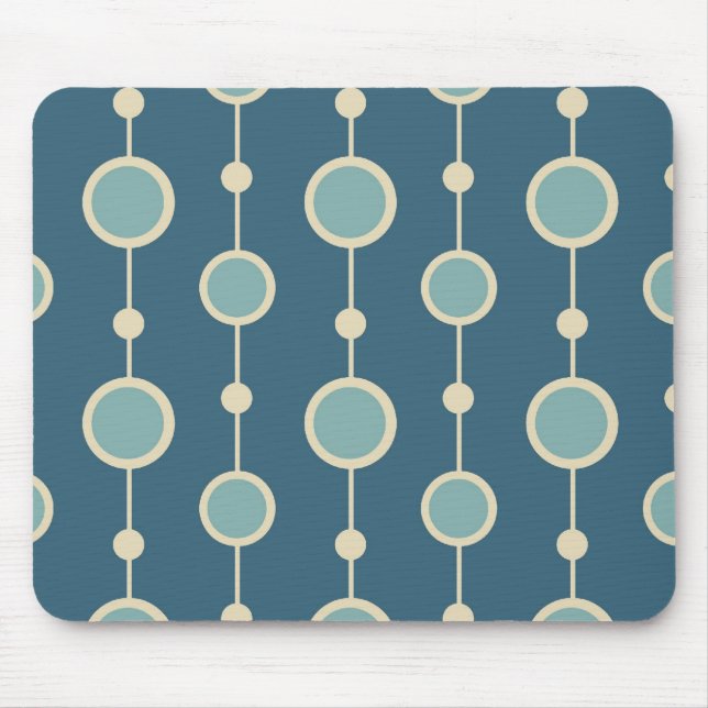 Mod Drops Blue Mouse Pad (Front)