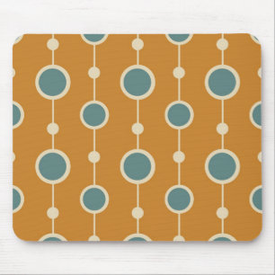 Mod Drops Orange Mouse Pad