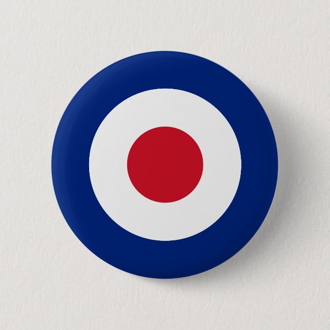 MOD Fashion British Design Badge - Scooter / Vespa (Front)