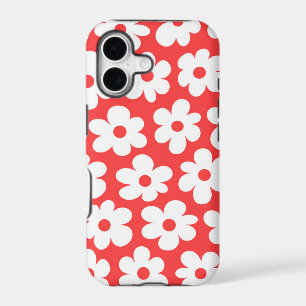 Mod Floral Pattern Pink and Magenta