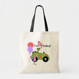 Mod Frogs 4th Birthday Tshirts and Gifts Tote Bag