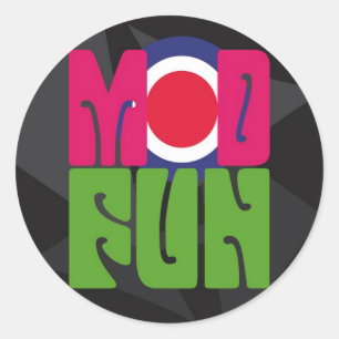 mod fun logo sticker