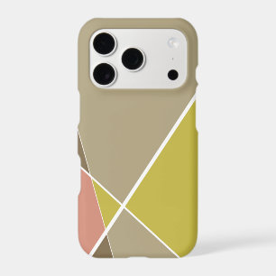 Mod Geometric Criss Cross Lines Blush Colour Block