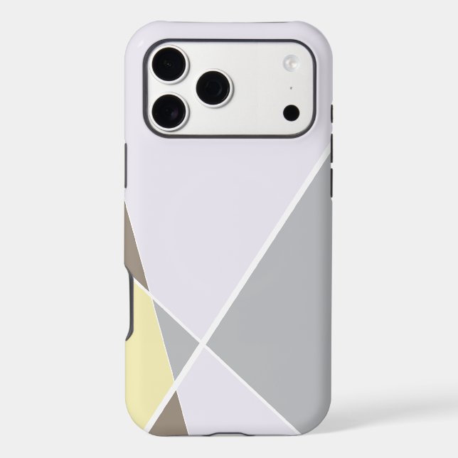 Mod Geometric Criss Cross Zen Neutral Grey Blocks (Back)