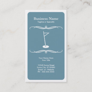mod golf business card