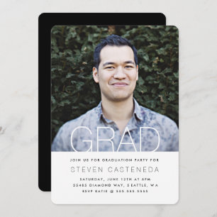 Mod Grad Invitation