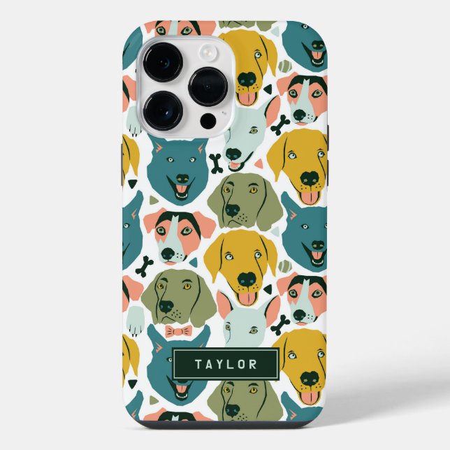 Mod Happy Dogs Custom iPhone Case (Back)
