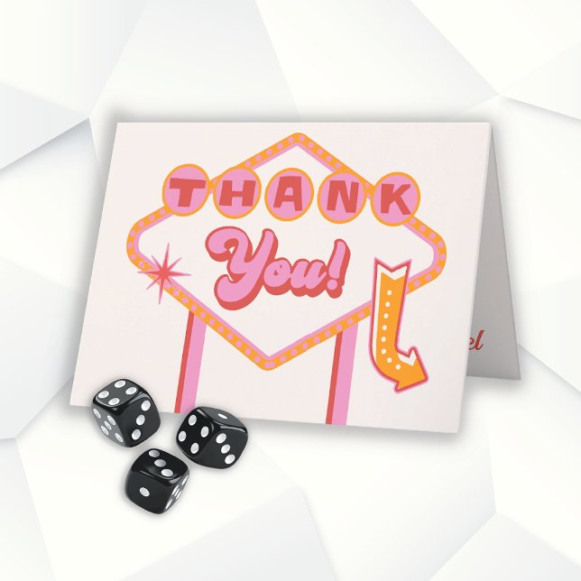 Mod Las Vegas Thank you Sign Card (Creator Uploaded)