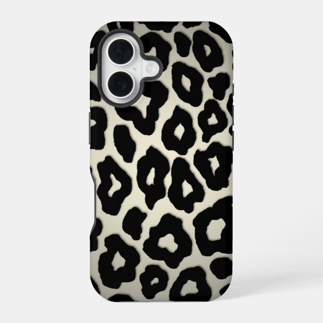 Mod Leopard iPhone 16 Case (Back)