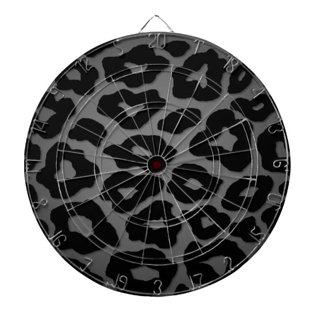 Mod Leopard Print Dartboard (Front)