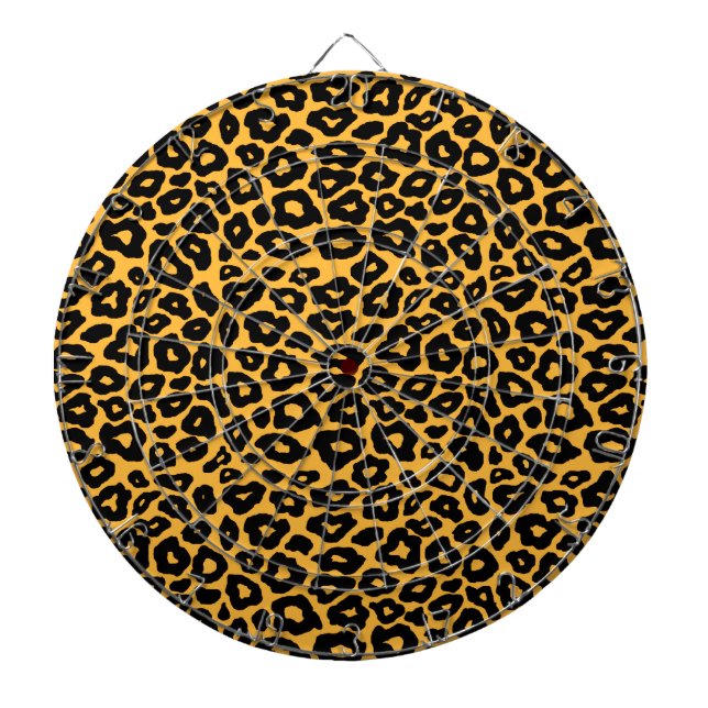 Mod Leopard Print Dartboard (Front)