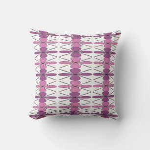 Mod Madness Geometric Pink Cushion
