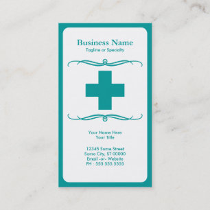 mod medical cross business card