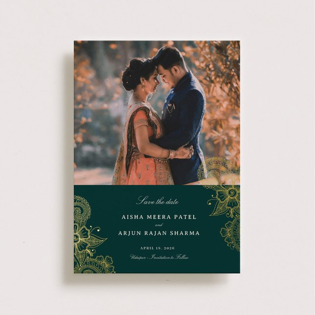 Mod Mehandi Wedding Save the Date (Creator Uploaded)