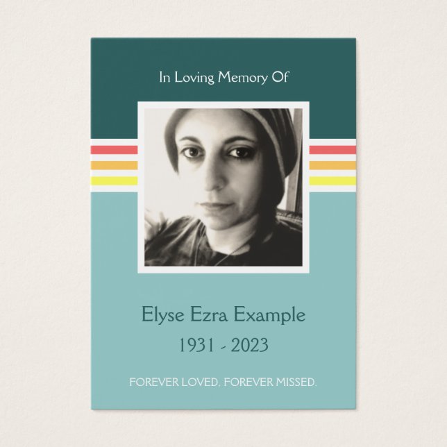 mod memorial card (Front)