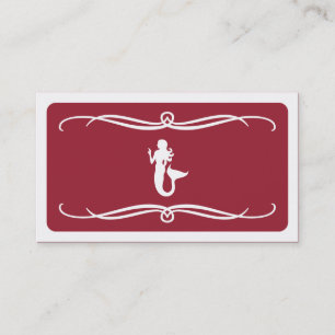 mod mermaid (colour customisable) business card