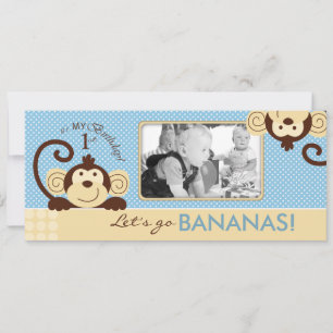 Mod Monkey Photo Template Birthday